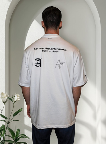 Remera Oversize Aftermath Importada 100% Algodón Unisex