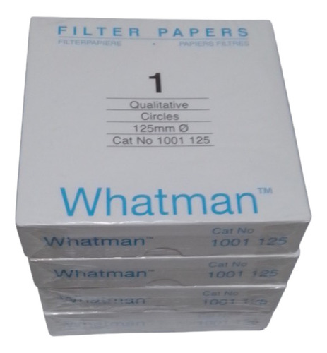 Pack 4 Whatman 1001 125 Papel De Filtro Cualitativo, Grado1