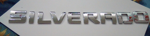 Emblema Letras Silverado Original Con Cinta 3m