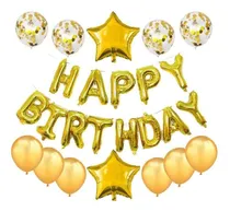 Comprar Happy Birthday O Feliz Cumpleaños Set De Globos Inflables