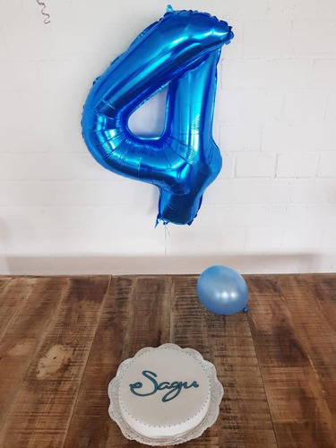 Globos Número 14 Azul Marino Para Decoraciones De Cumpleaños