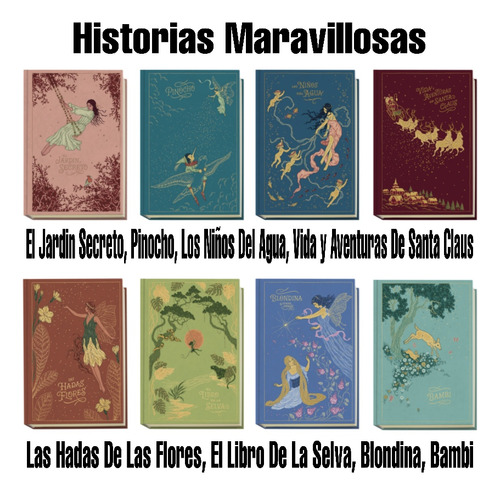 Colección Historias Maravillosas 8 Titulos