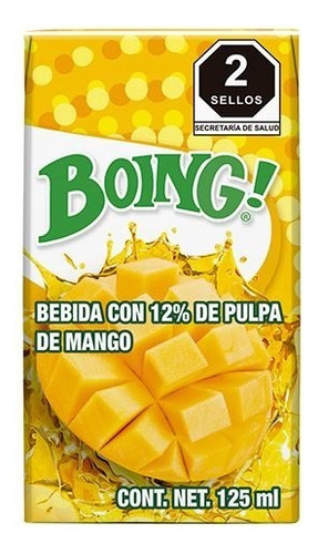 Bebida Boing De Pulpa De Mango 125ml