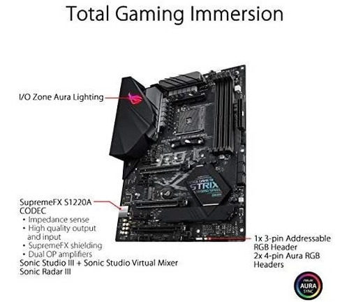 Tarjeta Madre Asus Rog Strix B450-f Gaming Ii -negro