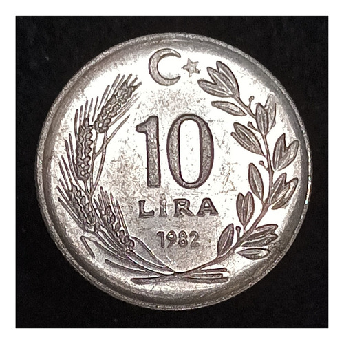 Turquía 10 Liras 1982 Excelente Km 950.1 