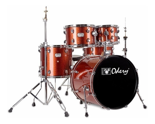 Bateria Odery Inrock Cooper Sparkle Laranja Ir100 Batera 