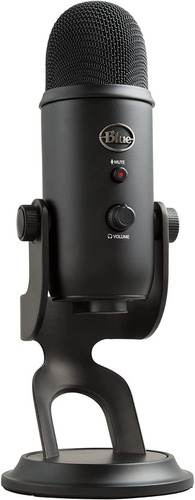 Imagen 1 de 6 de Micrófono Usb Premium Multi-pattern Microphone Yeti Negro