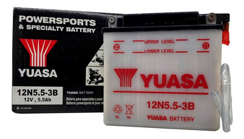 Batería Moto Yuasa 12n5.5-3b