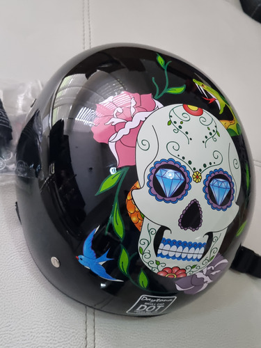 Casco Daytona Moto Calavera 