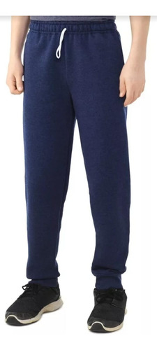 Pantalón Jogging Colegial Unisex Friza Bolsillo 