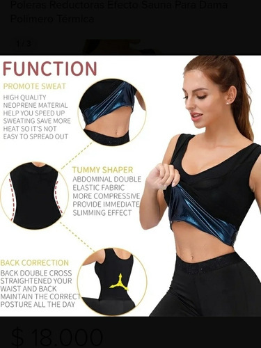Pack2 Camiseta Sauna Para Dama O Caballero De Látex X Dentro