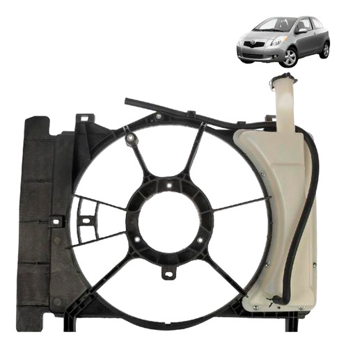 Porta Electroventilador Toyota Yaris 2006/2013 Sedan