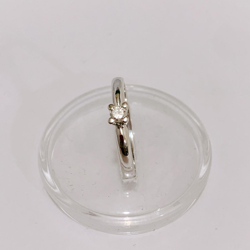 Anillo De Compromiso Diamante Natural De Mina En Oro De 14kt