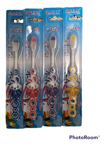 Cepillo De Dientes Souvenir Infantil Conejo Blister Pack X12