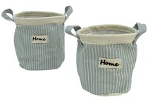 Comprar Set De 2 Canastos En Tela - Alondra Home