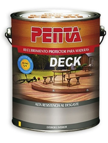 Protector Madera Para Exterior Penta Deck Natural X 4l