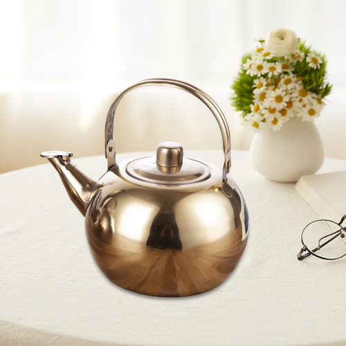 Tetera De Acero Inoxidable Para Servir Café, Tetera Con