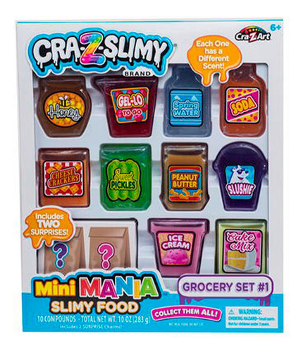 Cra Z Mini Mania Slimy Food