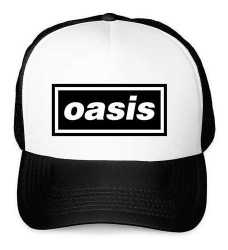 Gorra Unisex De Malla Oasis Rock Pop Alternativo