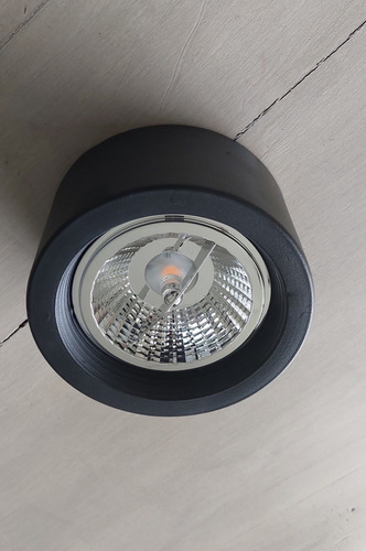 Imagen 2 de 5 de Plafon Monovolumen De Aplicar Lampara Ar111 Led Extrachato