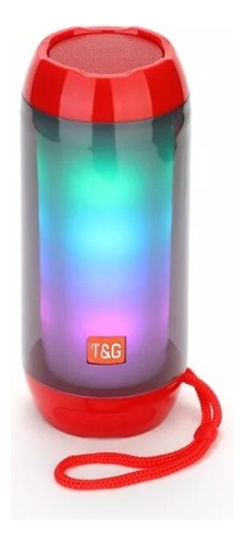 Parlante Con Luz T&g-altavoz Portátil Tg643 Con Bluetooth
