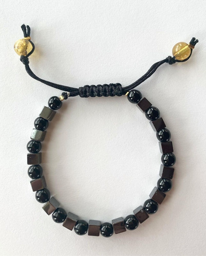 Pulsera Negro Brillante