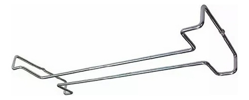 Porta Taças Fixo Cromado 298mm Suporte Para Taças Reto Jomer