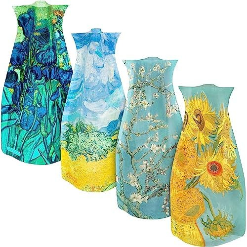 Set De Jarrones Plegables Diseño De Vincent Van Gogh, ...