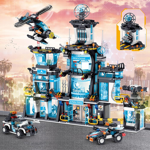 Bloque De Construcción De La Estación De Policía De