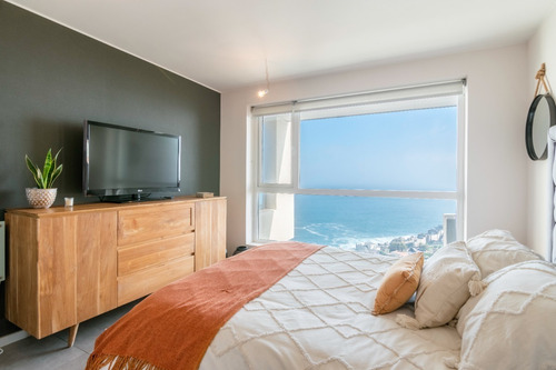 Imagen 10 de 30 de Departamento Con Vista Al Mar En Costa De Montemar, Concón