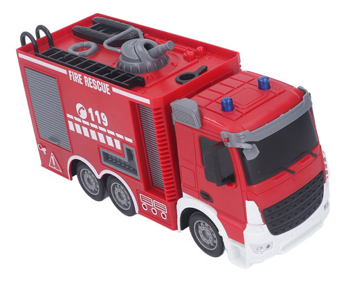 Camión De Rescate Rc Fire Rescue, Juego Interactivo, Confiab