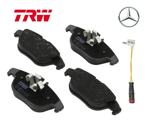 Imagen 5 de 8 de Pastillas De Freno Delantera Mercedes Benz Clase B200 W245