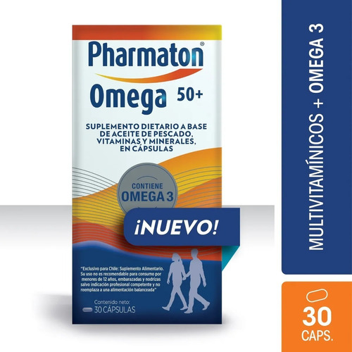 Pharmaton Omega 50+ 30 Capsulas -