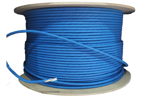 Bobina De Cable Utp Cat6a Polykable Azul 305mts By Alemania