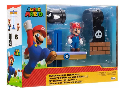 Super Mario Bros Diorama Set Figuras + Accesorios