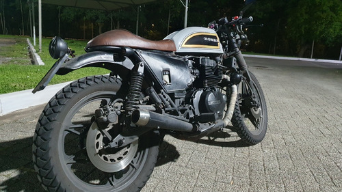 Cb 450 Custom - Customizada Cafe Racer - Branca