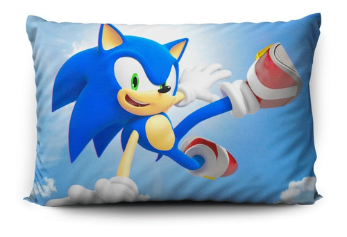 Imagen 2 de 5 de Funda De Almohada Sonic Sega Y Sonic Boom 70x45cm Vudú Love