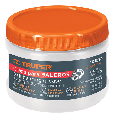 Grasa Automotriz Base Bentona 450 G Truper