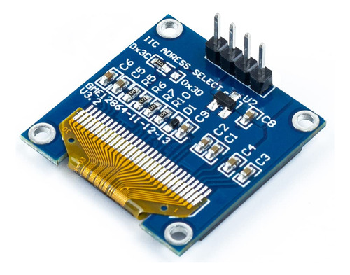 Módulo De Visualización Oled I2c 0.96 Pulgadas 128 X 64 Píxe