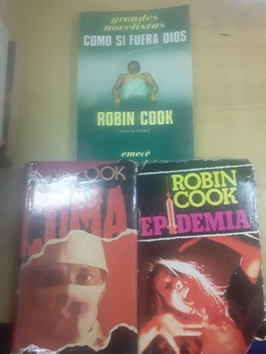 Robin Cook - Lote X 4 Libros - Epidemia Coma Como Si Fuera (Usado)