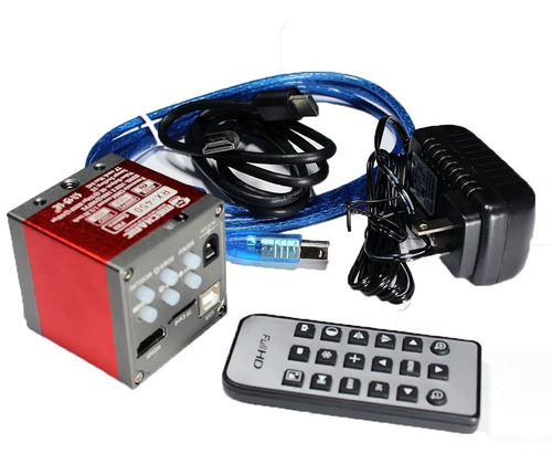 Câmera Digital Para Microscópio Trinocular Hdmi Usb