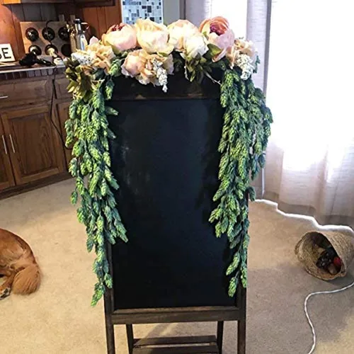 Ollain Artificial Flowers Vine Garland 4pcs Bush Falso Lúpul