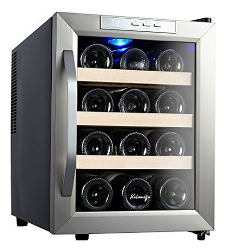 Enfriador De Vino Kalamera Krc-12ss 12 Botellas, Mini Nevera