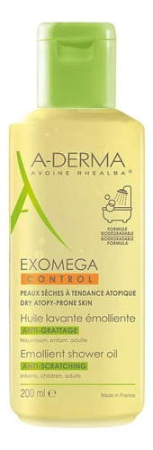 Aderma Exomega Control Aceite Limpiador Para Ducha  X 200 Ml