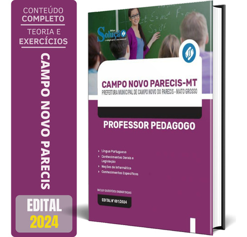 Apostila Professor Pedagogo Campo Novo Do Parecis Mt