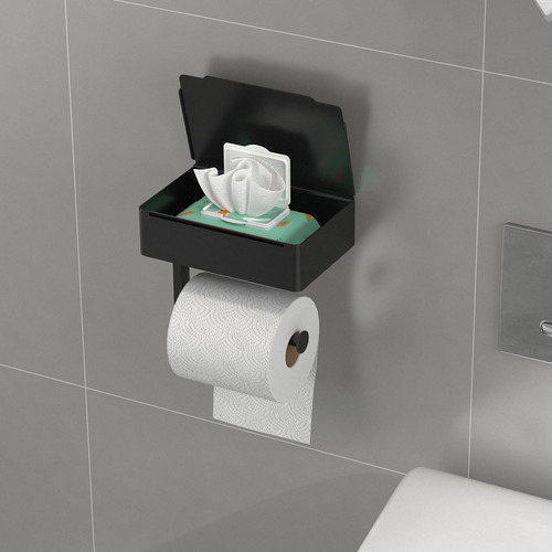 Soporte De Toalla De Papel De Doble Tubo, Colgador De Rollo