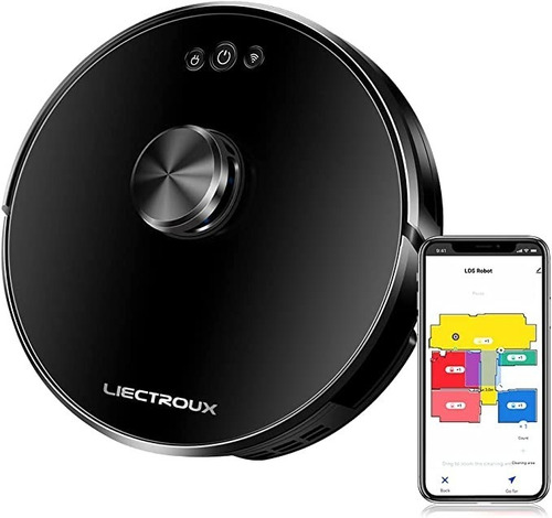 Robô Aspirador Liectroux Xr500 Aspira E Passa Pano Cor Preto 100V/240V