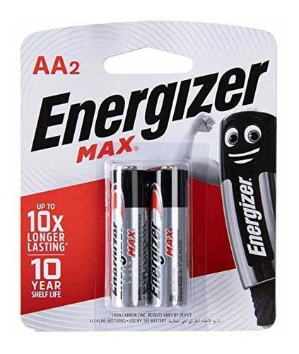 Pilas Alcalinas Energizer Max, Aa, 2 Unidades