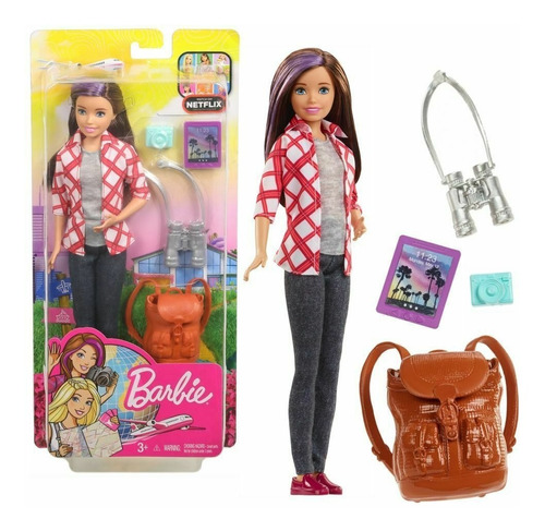 Skipper Barbie Dreamhouse Adventures Vamos De Viaje Fwv17