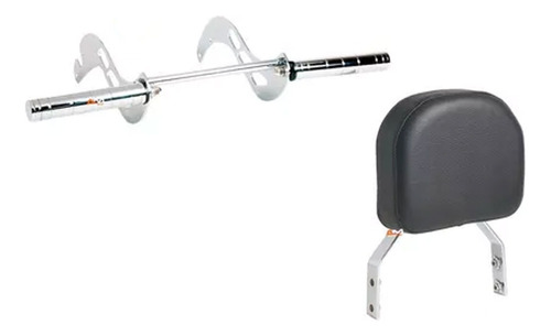 Kit Horizon 150 Sissy Bar Encosto + Protetor Motor Pedaleira V2 Brinde